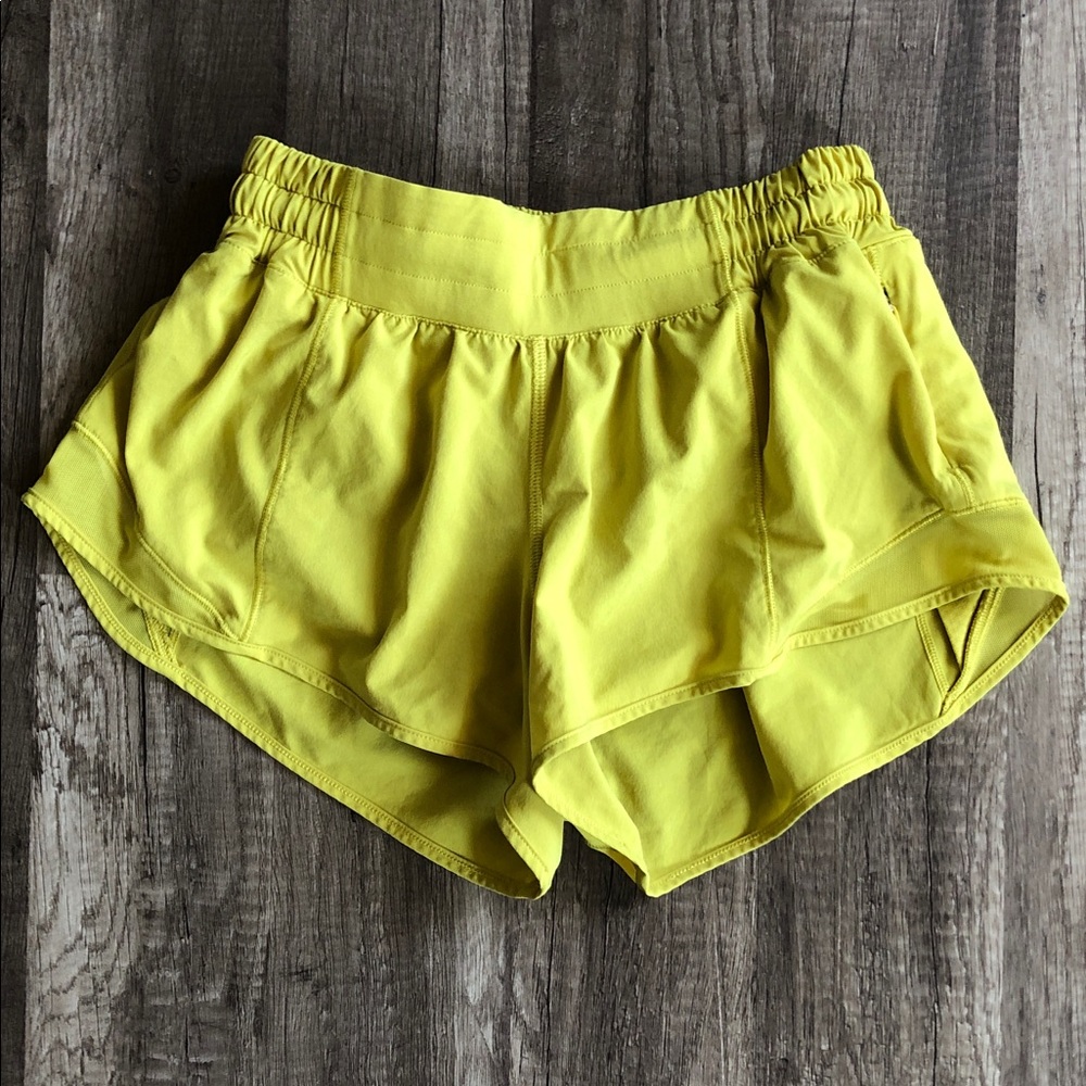 Lululemon Hotty Hot Shorts in Soleil Yellow 4